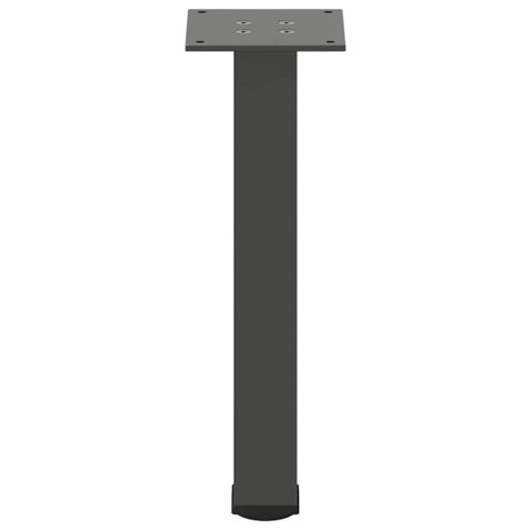 NOGI DO STOLIKA KAWOWEGO 4 SZT. ANTRACYT 30-32CM STAL