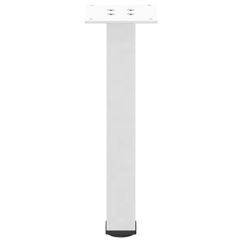 NOGI DO STOLIKA KAWOWEGO 4 SZT. BIAŁE 30-32CM STAL