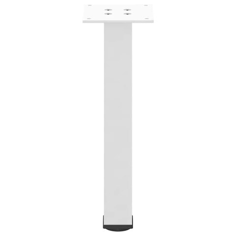 NOGI DO STOLIKA KAWOWEGO 4 SZT. BIAŁE 30-32CM STAL