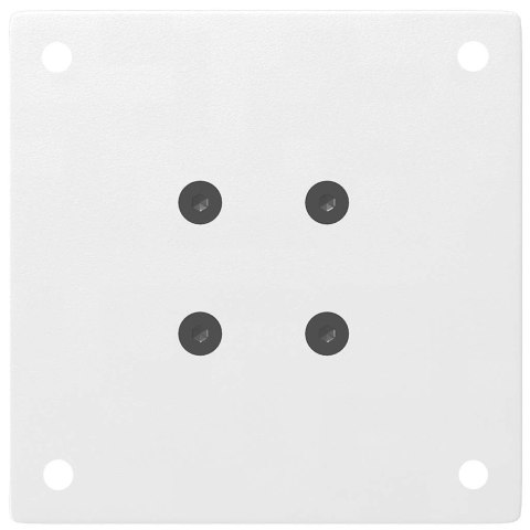 NOGI DO STOLIKA KAWOWEGO 4 SZT. BIAŁE 30-32CM STAL