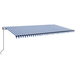 AUTOMATYCZNIE ZWIJANA MARKIZA LED I CZUJNIK WIATRU 600X350CM