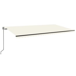 AUTOMATYCZNIE ZWIJANA MARKIZA LED I CZUJNIK WIATRU 600X350CM