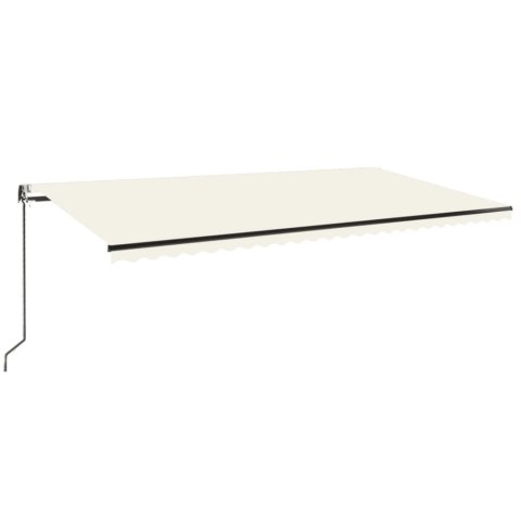 AUTOMATYCZNIE ZWIJANA MARKIZA LED I CZUJNIK WIATRU 600X350CM