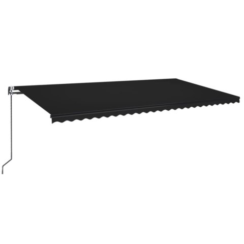 AUTOMATYCZNIE ZWIJANA MARKIZA LED I CZUJNIK WIATRU 600X350CM