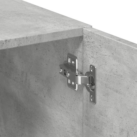 SZAFKA SZAROŚĆ BETONU 80X42,5X225CM