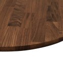 BLAT STOŁU CIEMNY BRĄZ Ø 80X4CM DĄB LITE