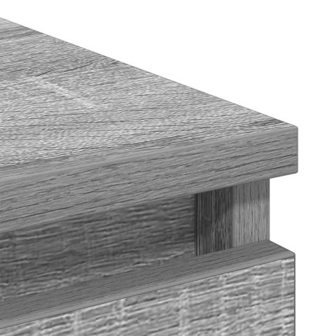 KOMODA SZARA SONOMA 37,5X35X76CM DREWNO KLEJONE