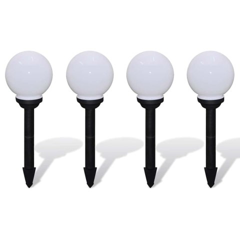 LAMPY DO OŚWIETLENIA ŚCIEŻKI 4 SZT LED 15CM ZE SZPIKULCAMI