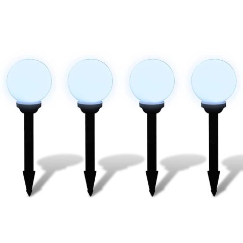 LAMPY DO OŚWIETLENIA ŚCIEŻKI 4 SZT LED 15CM ZE SZPIKULCAMI