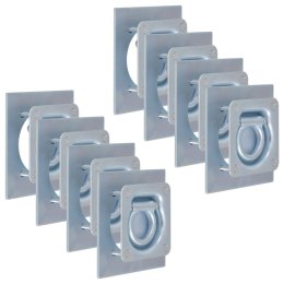 PIERŚCIENIE MOCUJĄCE 8 SZT. STAL OCYNKOWANA 2000KG