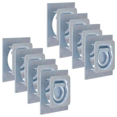 PIERŚCIENIE MOCUJĄCE 8 SZT. STAL OCYNKOWANA 2000KG