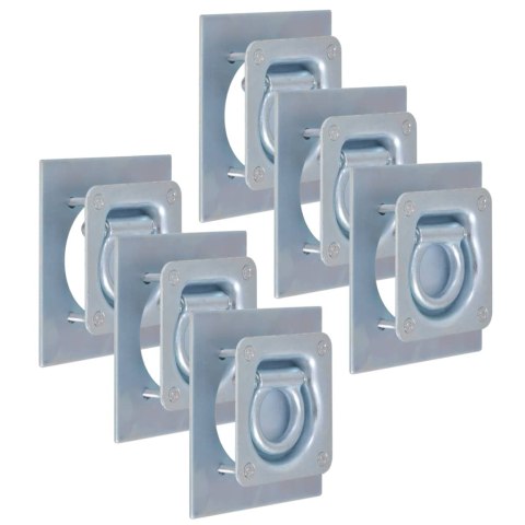 PIERŚCIENIE MOCUJĄCE ŁADUNEK 6 SZT STAL OCYNKOWANA 2000KG