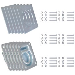 PIERŚCIENIE MOCUJĄCE ŁADUNEK 6 SZT STAL OCYNKOWANA 2000KG