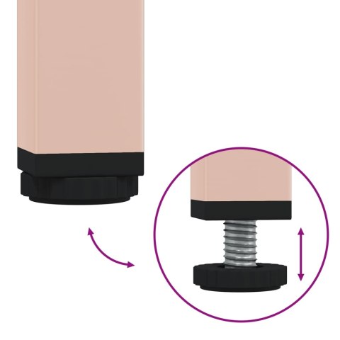 SZAFKA RÓŻOWA 100,5X39X79CM STAL