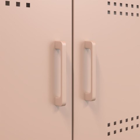 SZAFKA RÓŻOWA 100,5X39X79CM STAL