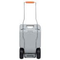 TURYSTYCZNY POJEMNIK NA WODĘ NA KÓŁKACH 25 L SZARY