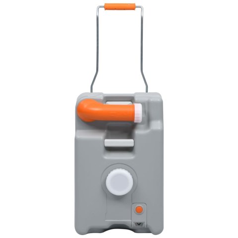 TURYSTYCZNY POJEMNIK NA WODĘ NA KÓŁKACH 25 L SZARY