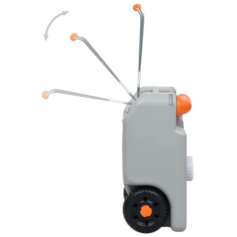 TURYSTYCZNY POJEMNIK NA WODĘ NA KÓŁKACH 25 L SZARY