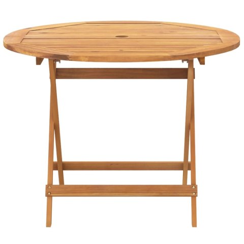 5-CZ. ZESTAW MEBLI OGRODOWYCH ANTRACYTOWA TKANINA I DREWNO