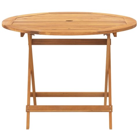 5-CZ. ZESTAW MEBLI OGRODOWYCH CZARNY POLIPROPYLEN I DREWNO