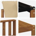 ZESTAW SOF NA ZEWNĄTRZ Z PODUSZKĄ 6 EL. NATURALNY I BEŻOWY