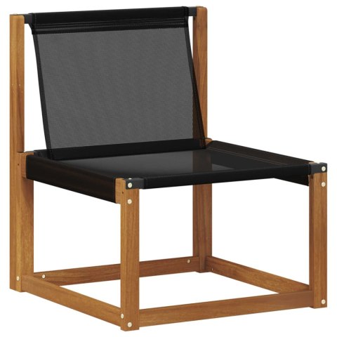 ZESTAW SOF NA ZEWNĄTRZ Z PODUSZKĄ 9 EL. NATURALNY I CZARNY