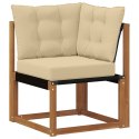 ZESTAW SOF NA ZEWNĄTRZ Z PODUSZKĄ 7 EL. NATURALNY I BEŻOWY