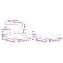 ZESTAW SOF NA ZEWNĄTRZ Z PODUSZKĄ 6 EL. NATURALNY I BEŻOWY