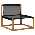ZESTAW SOF NA ZEWNĄTRZ Z PODUSZKĄ 24 EL. NATURALNY I CZARNY