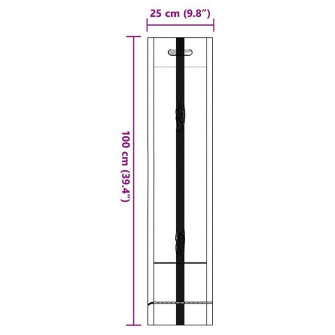 WORKI Z PIASKIEM 10 EL. CIEMNA ZIELEŃ 100X25CM HDPE