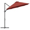 PARASOL OGRODOWY TERAKOTA 372X198X243CM PODWÓJNA CZASZA