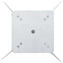 PODSTAWA POD PARASOL IN-GROUND SREBRNA 27,5X27,5X45CM STAL