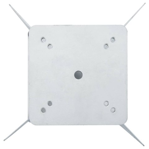 PODSTAWA POD PARASOL IN-GROUND SREBRNA 27,5X27,5X45CM STAL