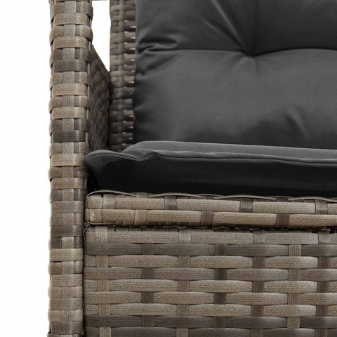 ZESTAW SOF NA OGRÓD Z PODUSZKĄ 2 EL. POLIRATTAN