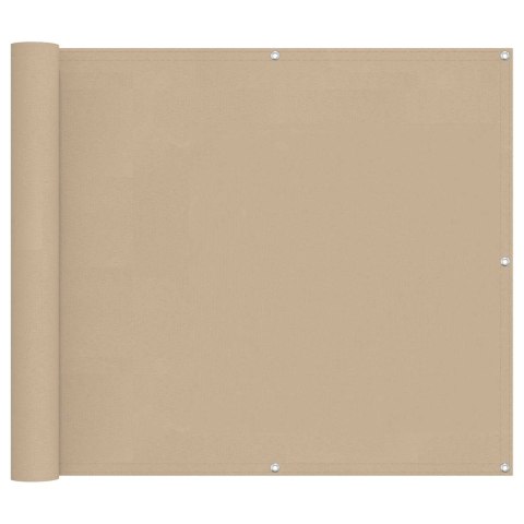 EKRAN BALKONOWY BEŻOWY 100X600CM MATERIAŁ OXFORD