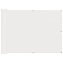 EKRAN BALKONOWY BIAŁY 75X200CM ALUMINIUM OXFORD POWLEKANY PU