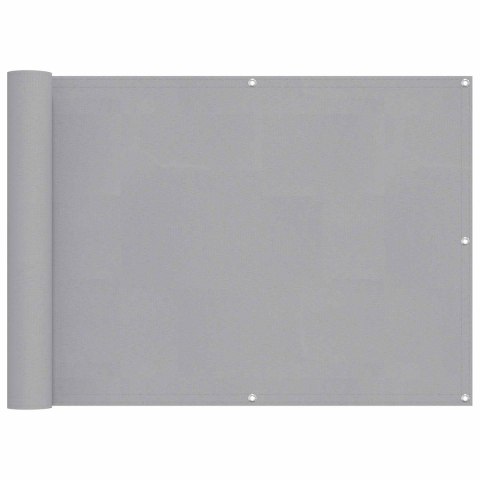 EKRAN BALKONOWY JASNOSZARY 75X200CM