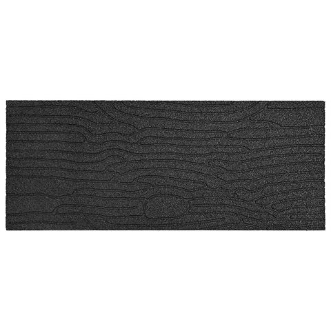 KAMIEŃ KROCZĄCY 6 EL. CZARNY 60,5X25X2CM GUMA