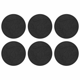 KAMIEŃ KROCZĄCY 6 EL. CZARNY Ø 44X2CM GUMA