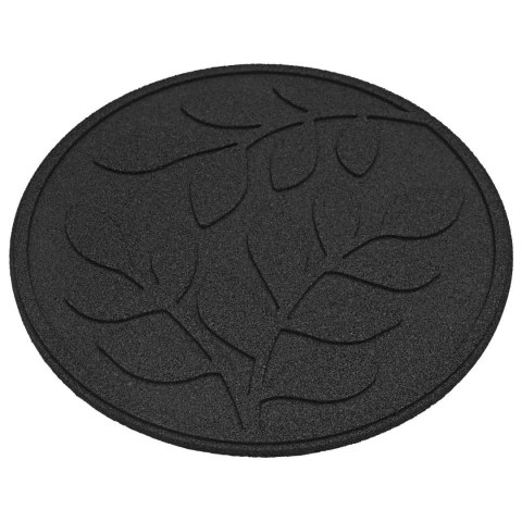 KAMIEŃ KROCZĄCY 6 EL. CZARNY Ø 44X2CM GUMA