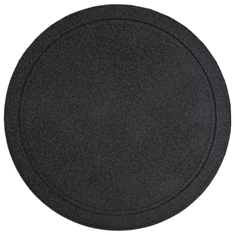 KAMIEŃ KROCZĄCY 6 EL. CZARNY Ø 44X2CM GUMA