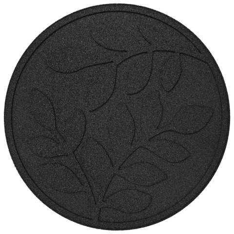 KAMIEŃ KROCZĄCY 6 EL. CZARNY Ø 44X2CM GUMA