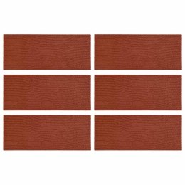 KAMIEŃ KROCZĄCY 6 EL. CZERWONY 60,5X25X2CM GUMA