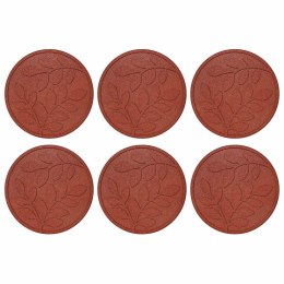 KAMIEŃ KROCZĄCY 6 EL. CZERWONY Ø 44X2CM GUMA