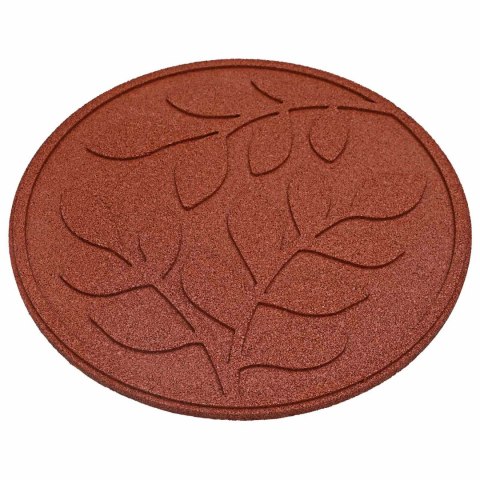 KAMIEŃ KROCZĄCY 6 EL. CZERWONY Ø 44X2CM GUMA