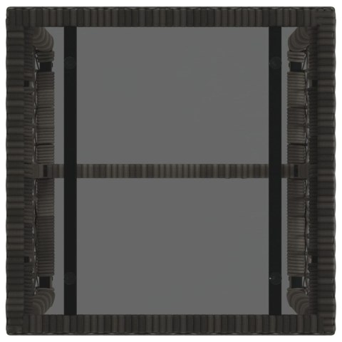 ZESTAW MEBLI OGRODOWYCH Z PODUSZKĄ 3 EL. SZARY