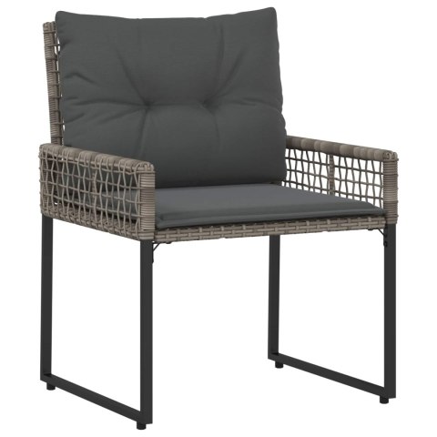 ZESTAW MEBLI OGRODOWYCH Z PODUSZKĄ 5 EL. SZARY