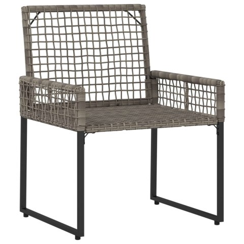 ZESTAW MEBLI OGRODOWYCH Z PODUSZKĄ 5 EL. SZARY