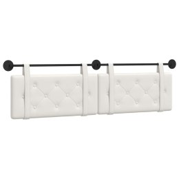 WISZĄCA GŁOWA BIAŁY 190X55X5CM SKÓRA EKOLOGICZNA