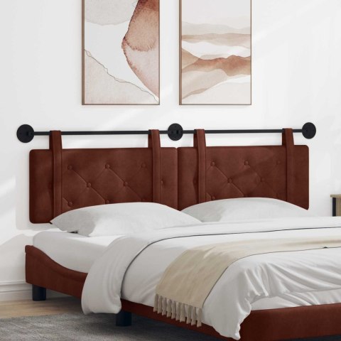 WISZĄCA GŁOWA BŁYSZCZĄCY BRĄZ 190X55X5CM ANTYCZNY PU